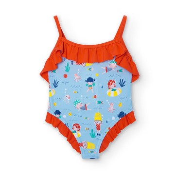 Costume bambina fantasia bambini che nuotano