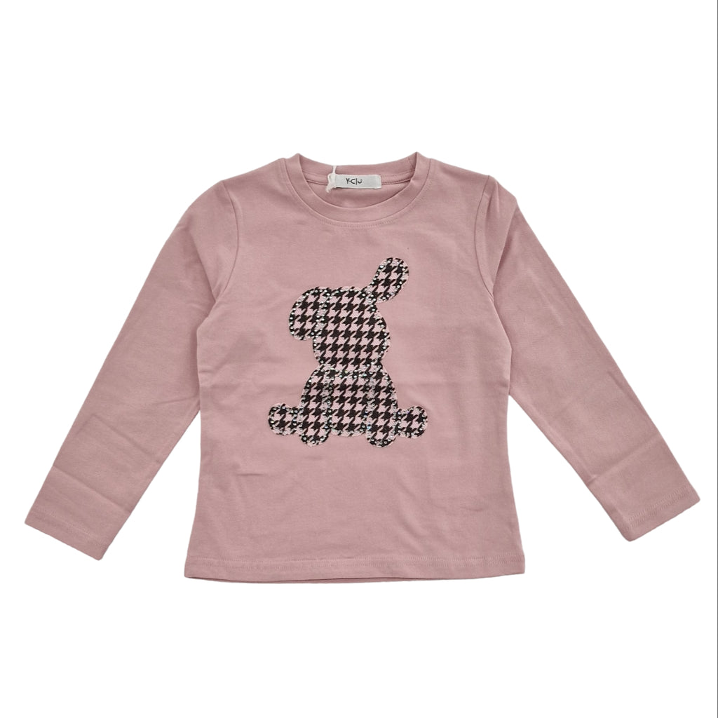 Maglia bambina con coniglietto