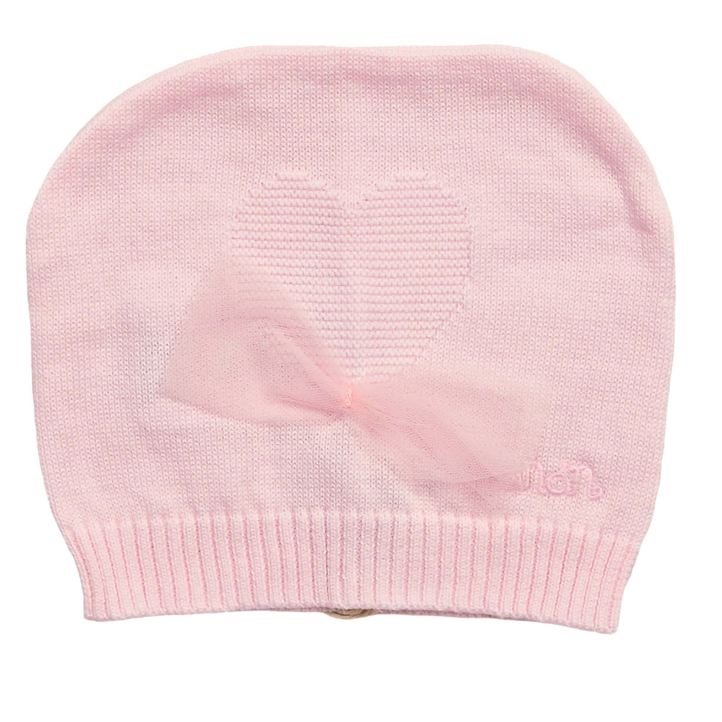 Cappellino neonata 100% COTONE con cuore