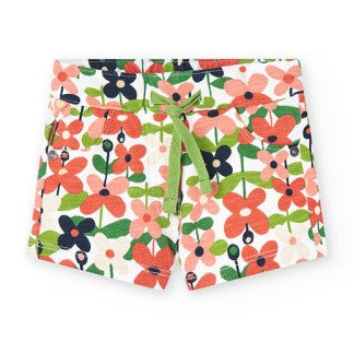 Short bambina fantasia floreale