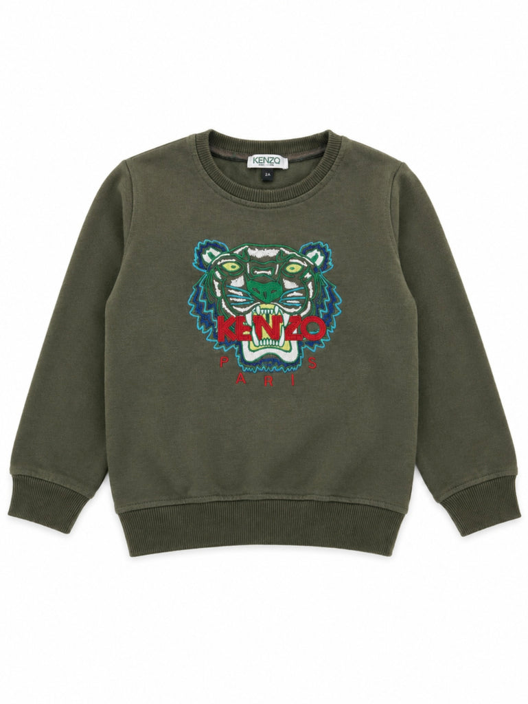Felpa bambino Kenzo verde