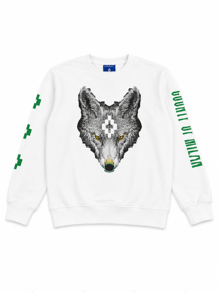 Felpa bambino Marcelo Burlon lupo