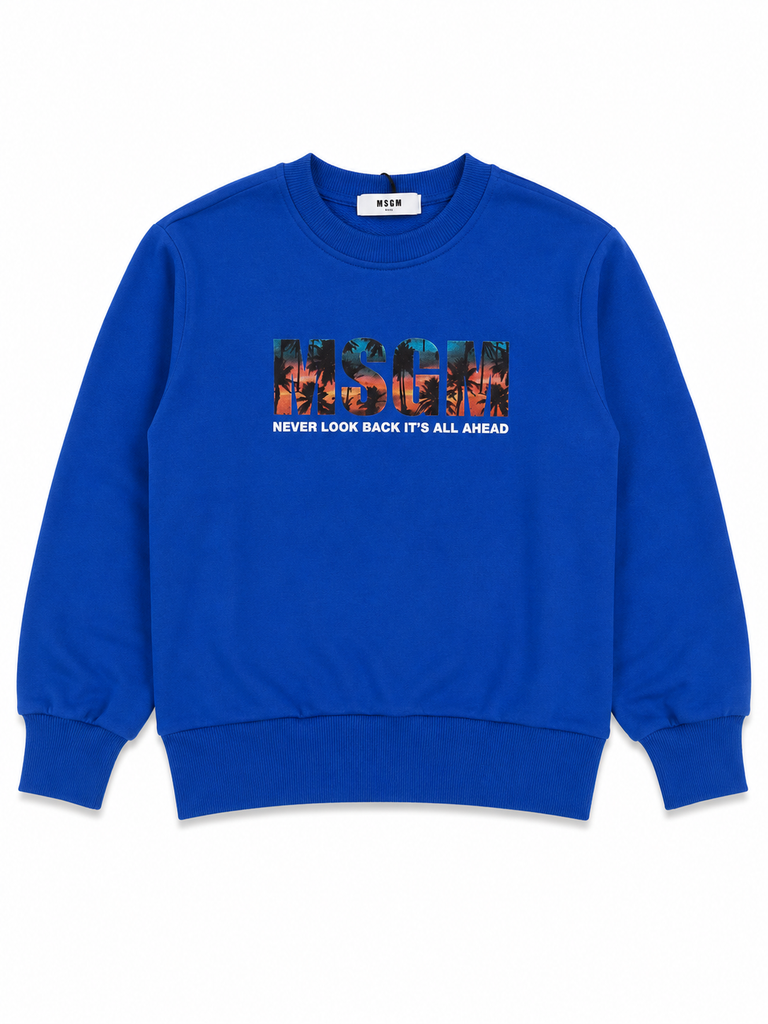 Felpa bluette unisex MSGM