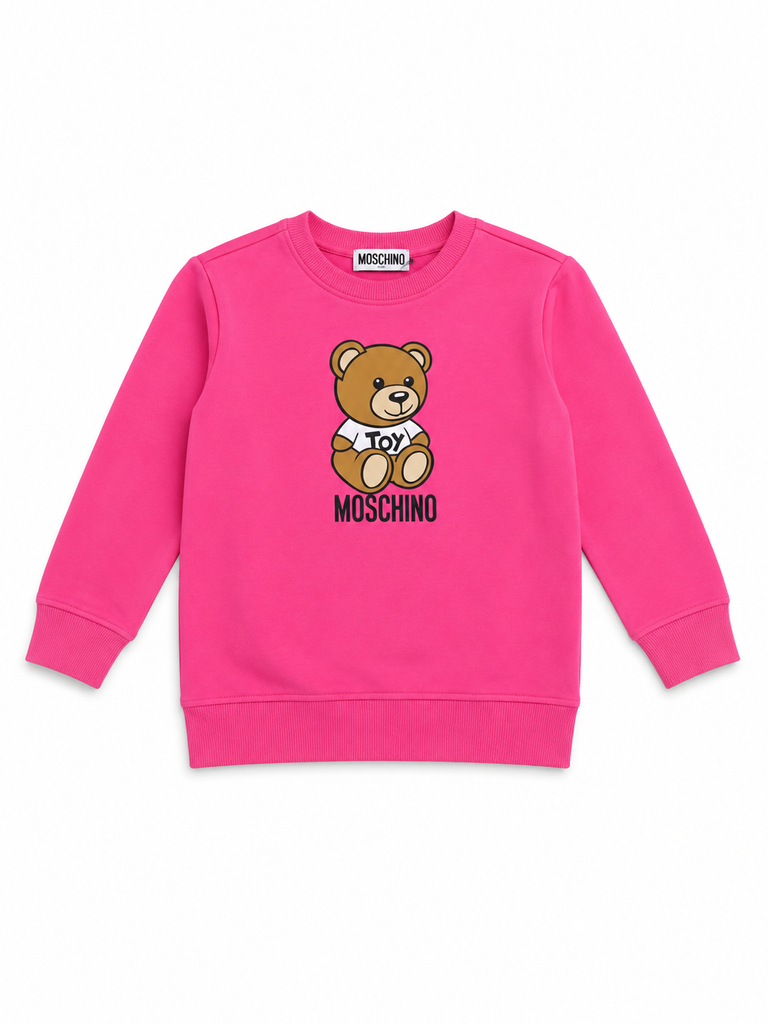 Felpa bambina fuxia Moschino Toy