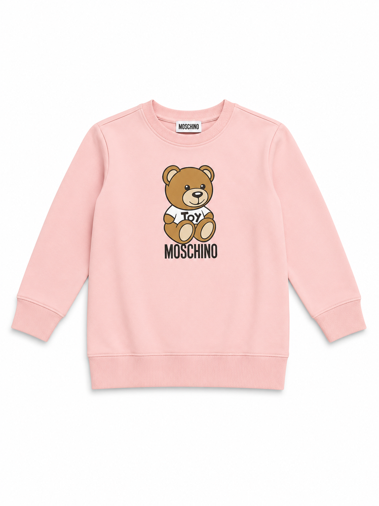 Felpa bambina rosa Moschino Toy