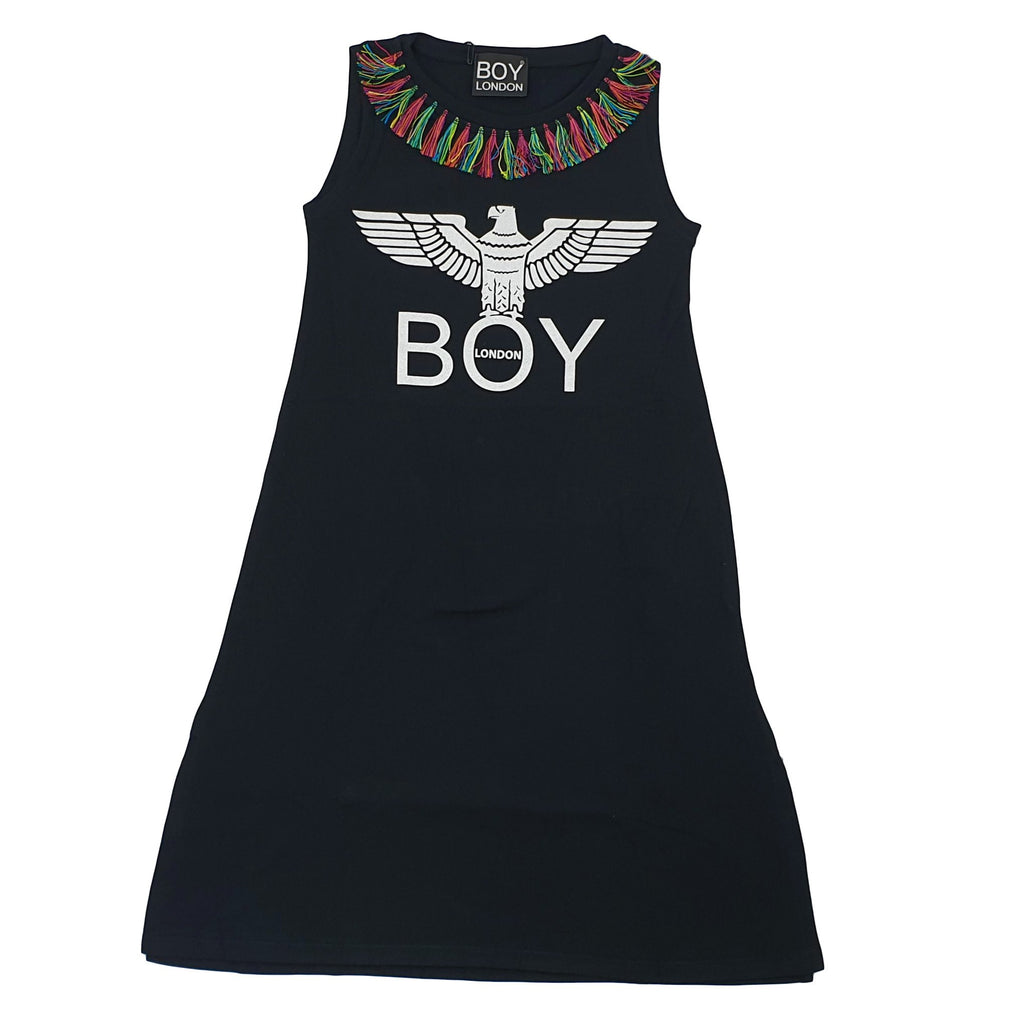 Vestito bambina Boy London con frange sul collo