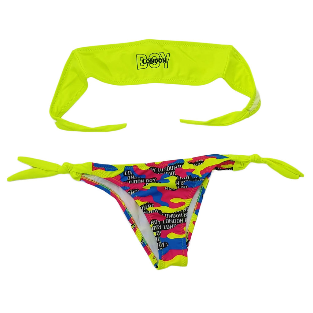 Costume bambina Boy London fluo