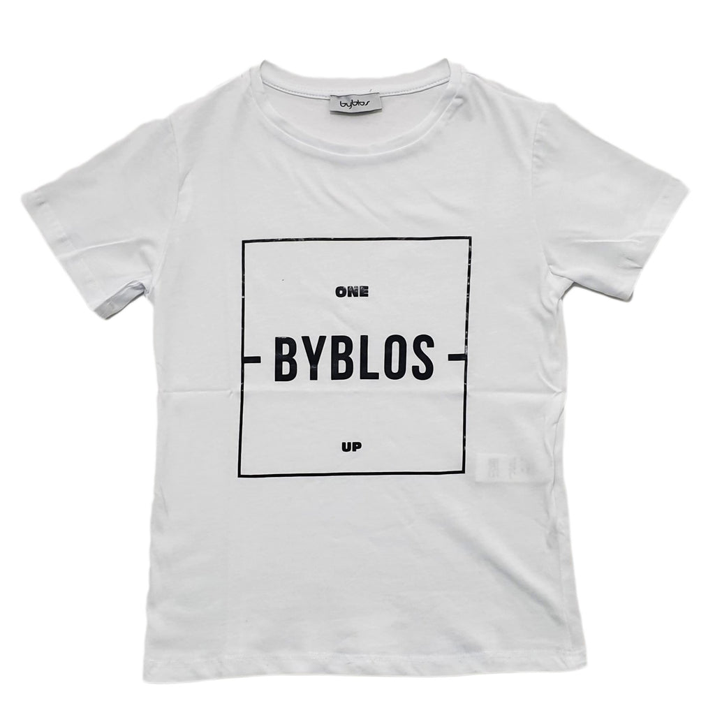 T-shirt bambino Byblos con stampa logo sul davanti