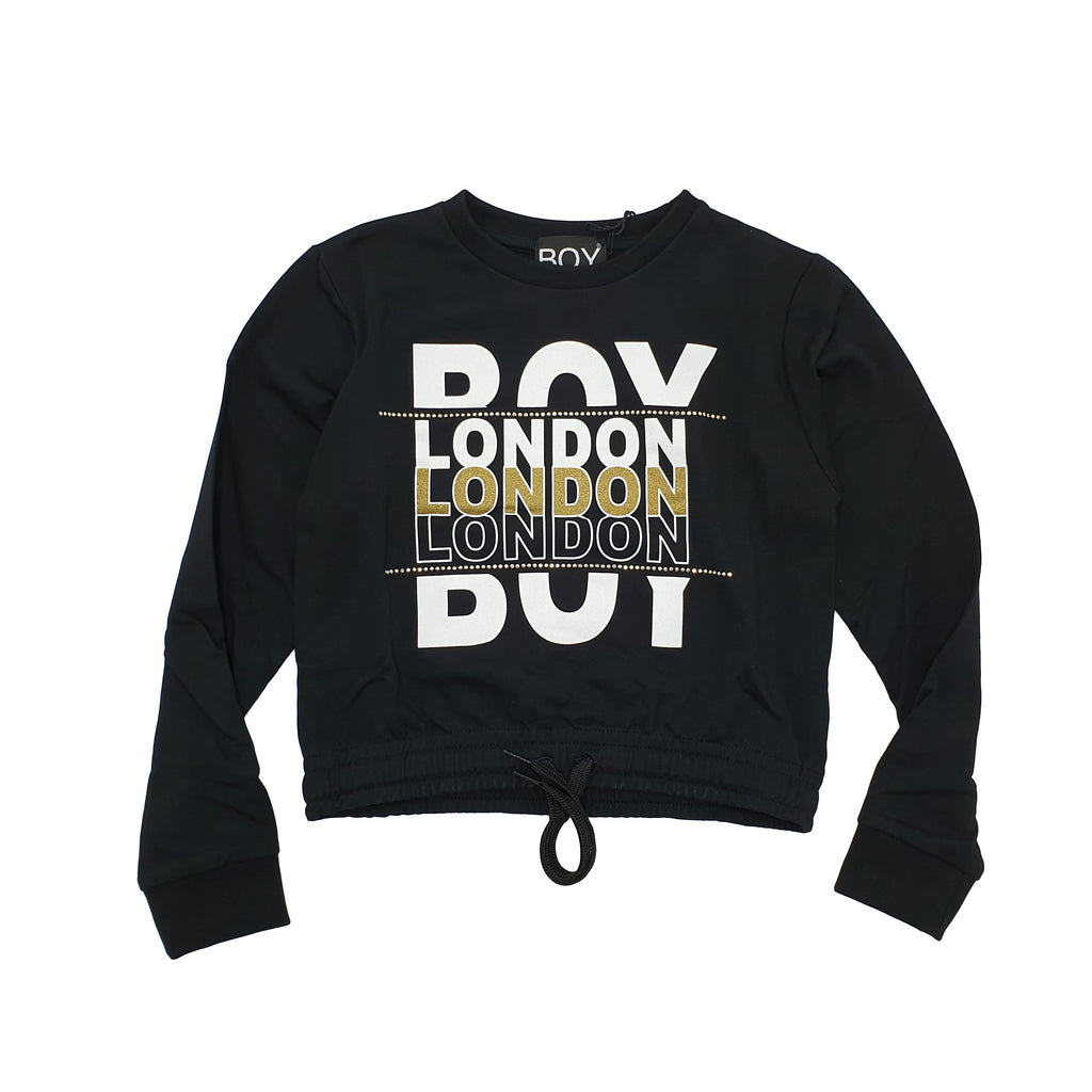Felpa boy hotsell london con zip