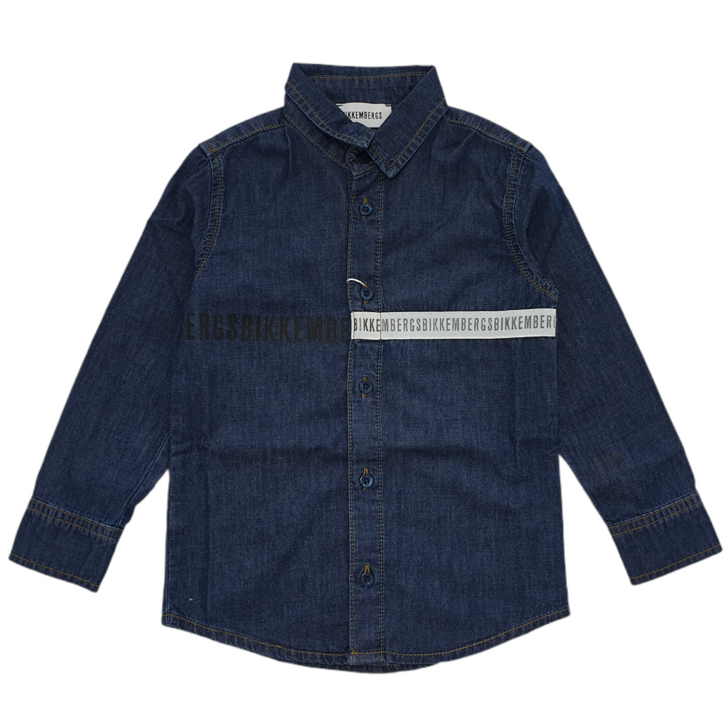 Camicia bambino Bikkembergs in jeans