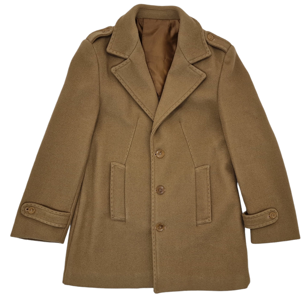 Cappotto bambino in panno cammello