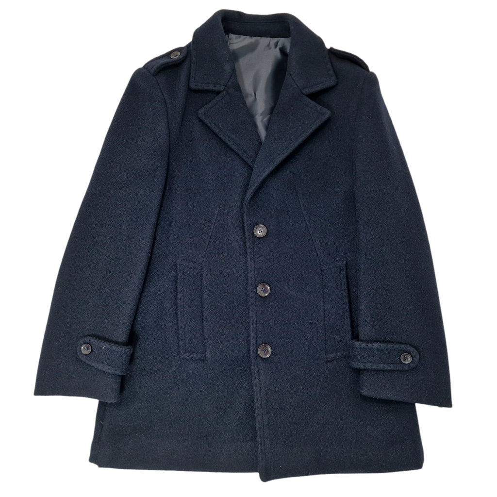Cappotto bambino in panno BLU