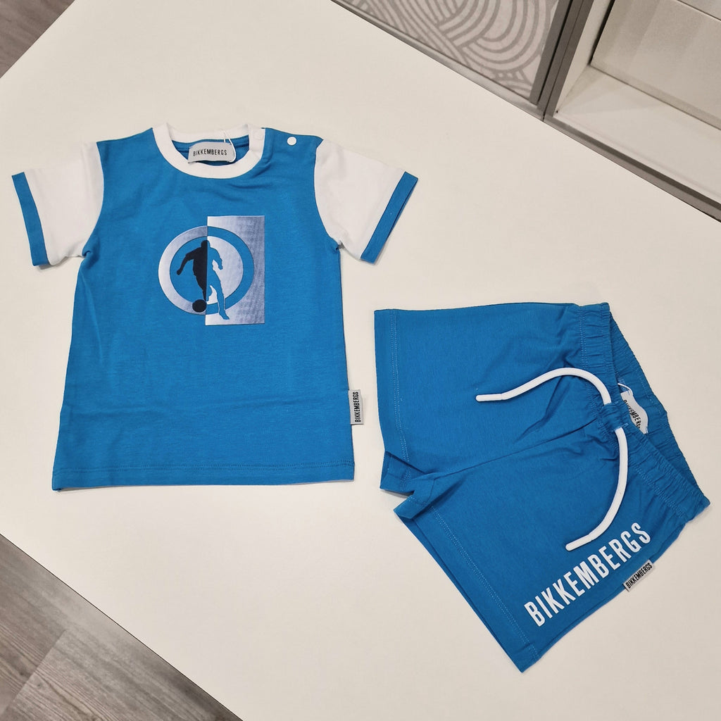 Completo bambino AZZURRO bikkembergs