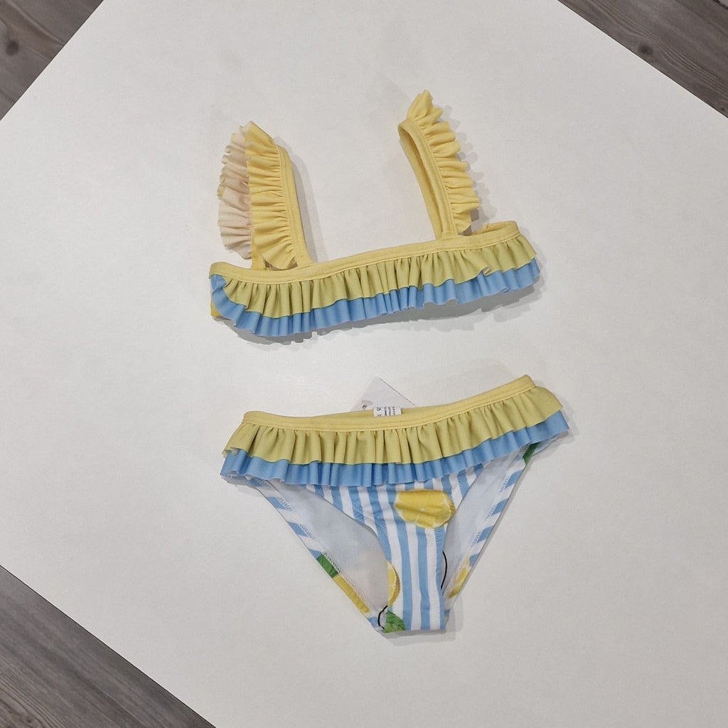 Costume bambina bikini fantasia limoni
