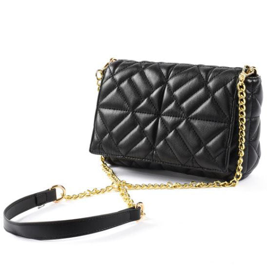 Borsa bambina nera trapuntata