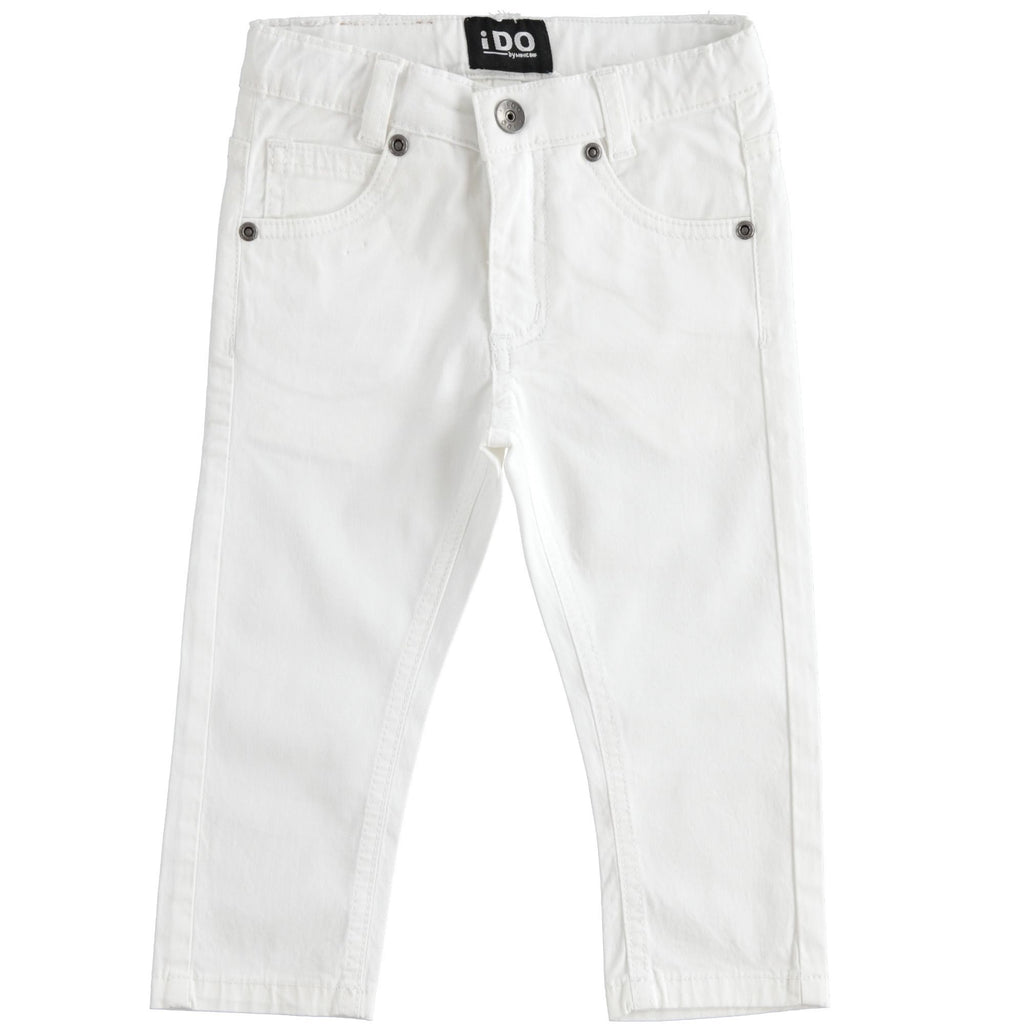 Pantalone bambino bianco primaverile