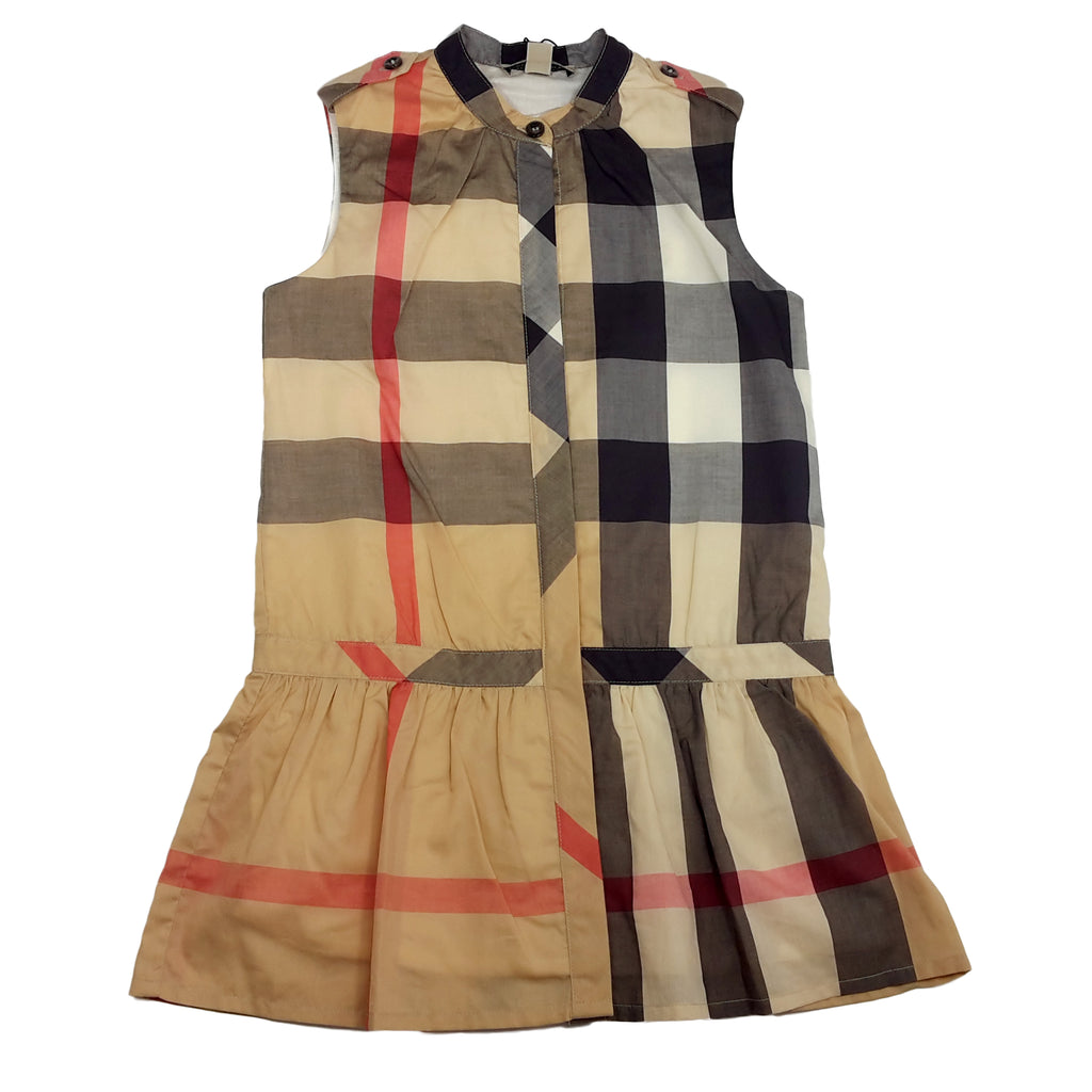 VESTITO bambina smanicato in cotone