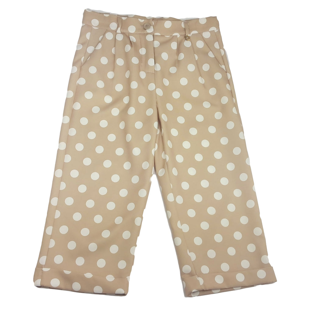 PANTALONE bambina BOX pois