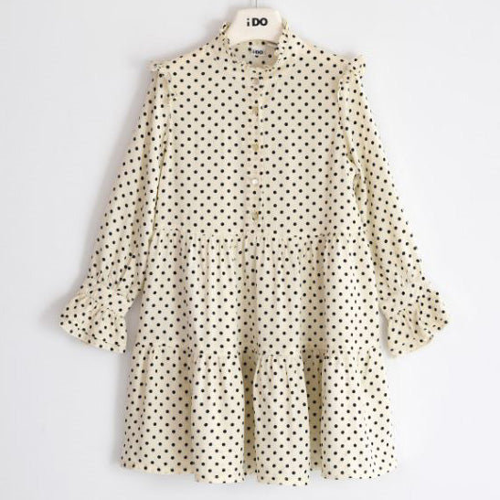 Vestito bambina BOX pois in viscosa