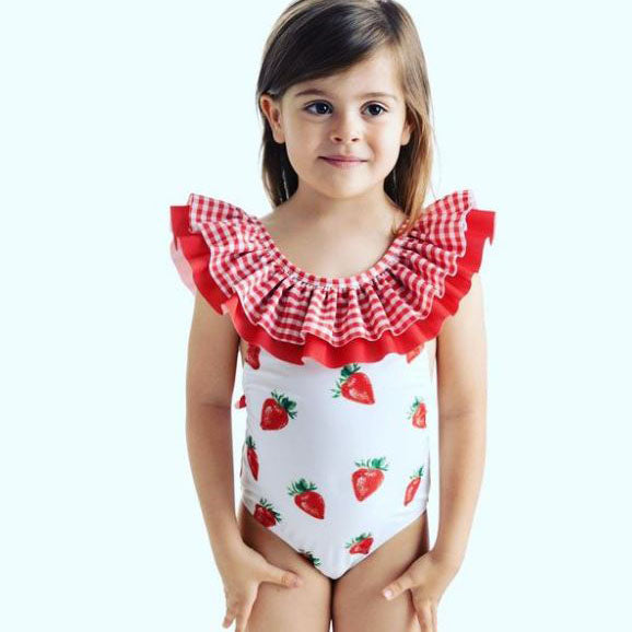 Costume bambina intero fragole – SUPER KIDS