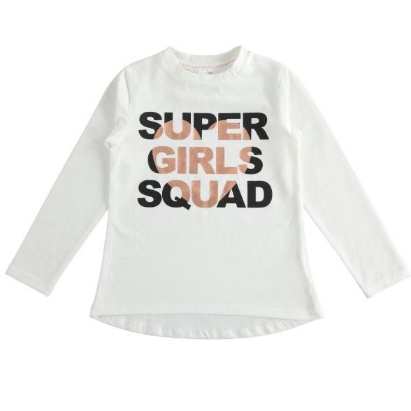 Maglia in cotone Super Girl
