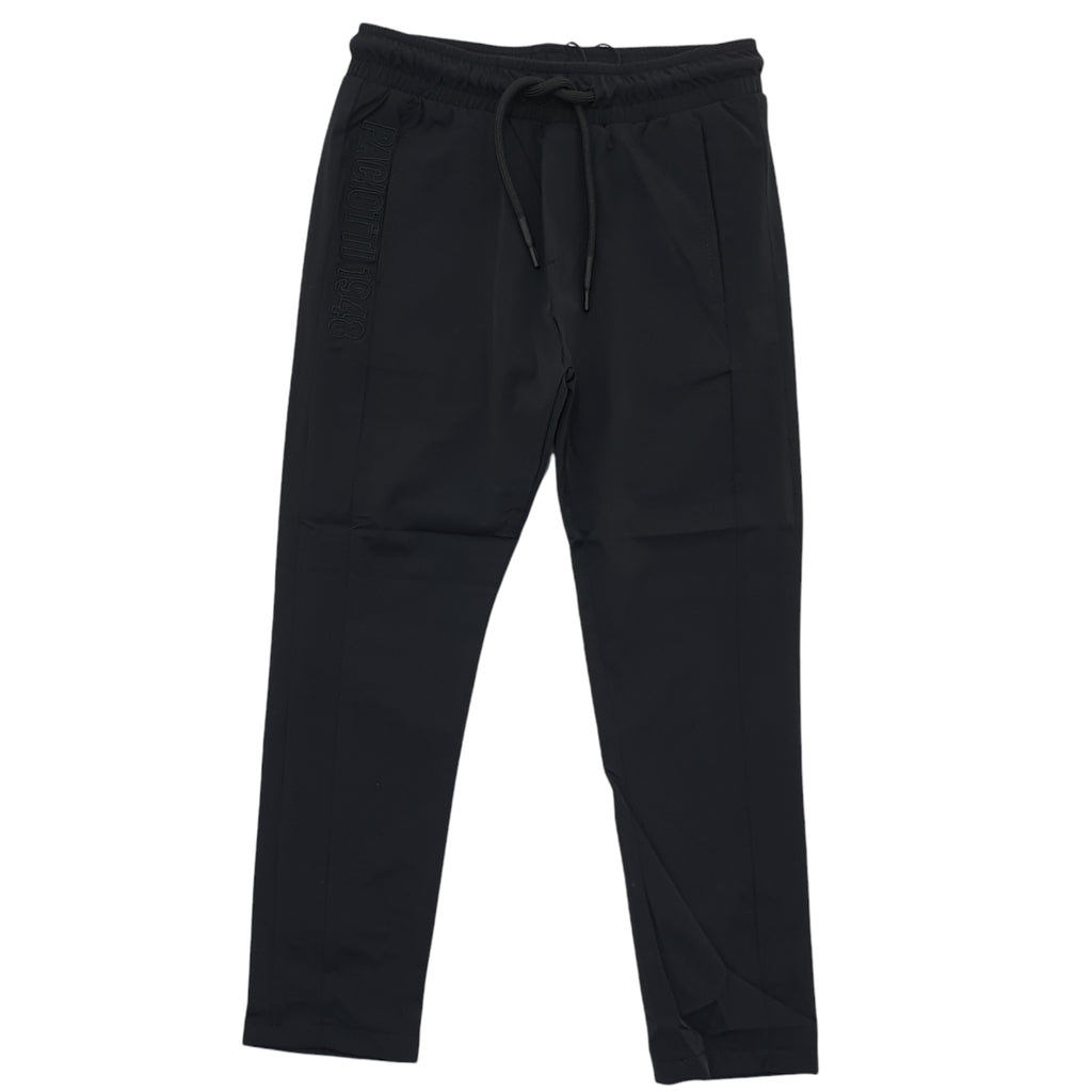 Pantalone bambino con logo laterale da coordinare con giacca puntinata